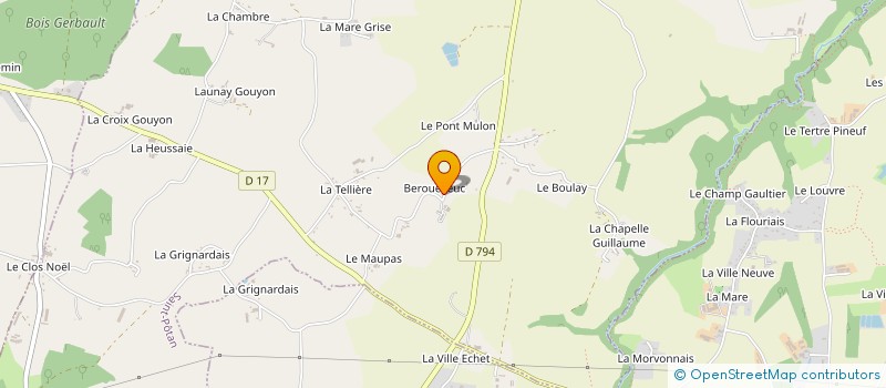 localisation de l'entreprise LES 3 SOLEILS  SAINT-POTAN