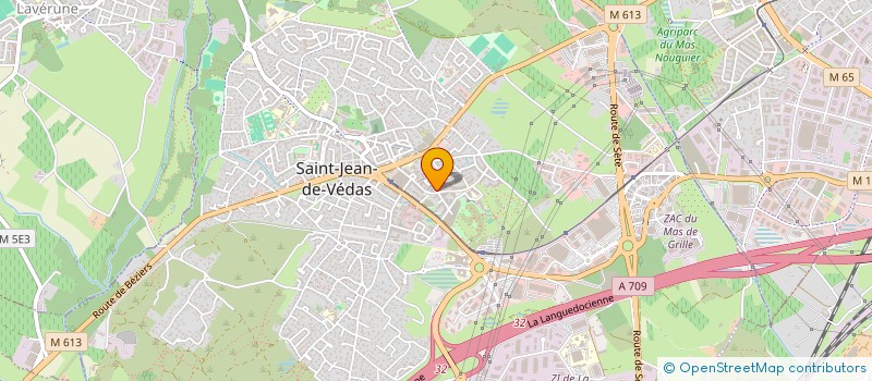 localisation de l'entreprise LES 3 SOLEILS  SAINT-JEAN-DE-VEDAS