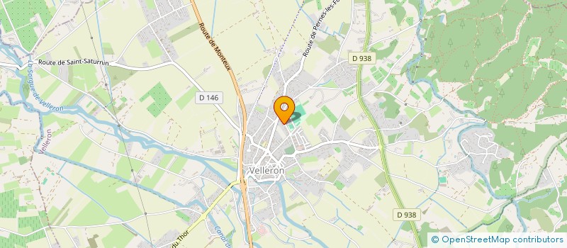 localisation de l'entreprise LES 3 SOURCES  VELLERON
