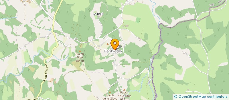 localisation de l'entreprise LES 3 SOURCES CALVIAC  SOUSCEYRAC-EN-QUERCY