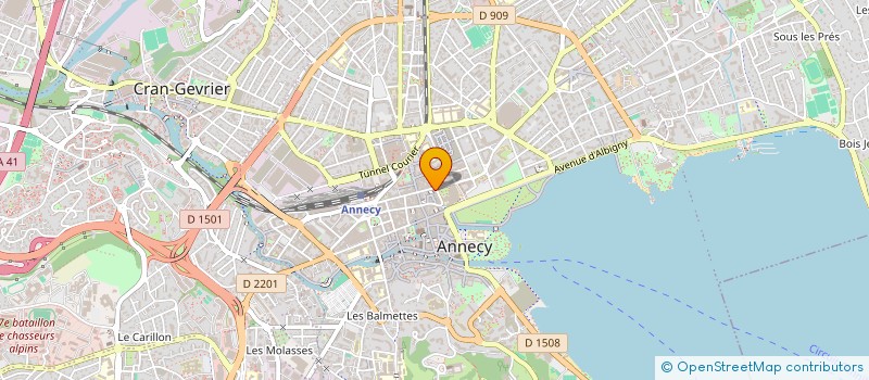 localisation de l'entreprise LES 3 SŒURS à ANNECY