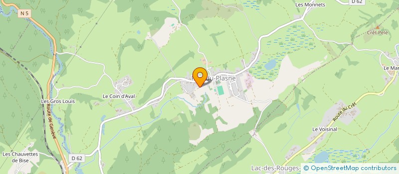 localisation de l'entreprise LES 3 T  FORT-DU-PLASNE