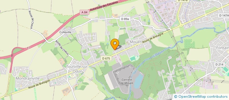 localisation de l'entreprise LES 3 T  MOUEN