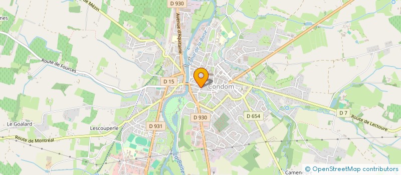 localisation de l'entreprise LES 3 TYPES  CONDOM