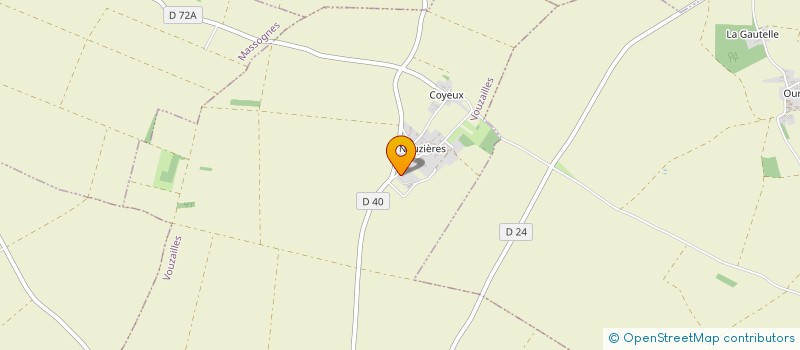 localisation de l'entreprise LES 3 Z'OURS  VOUZAILLES