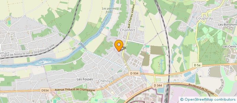 localisation de l'entreprise LES 30 TAMARIS  CHALIFERT