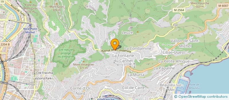 localisation de l'entreprise LES 330 CONDAMINES à VILLEFRANCHE-SUR-MER