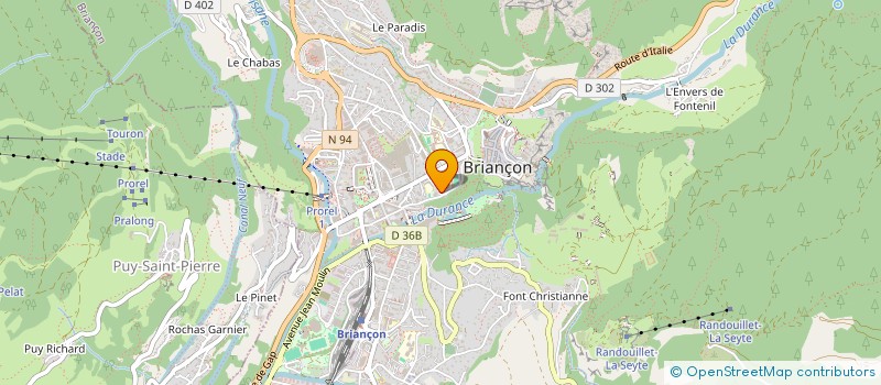 localisation de l'entreprise LES 39 MARCHES à BRIANCON