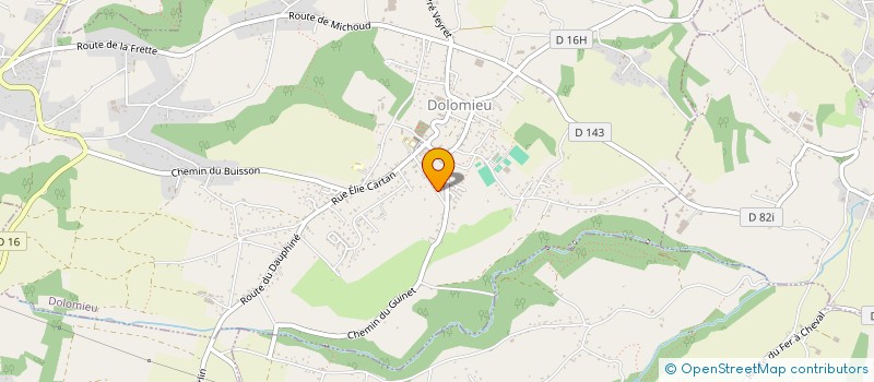 localisation de l'entreprise LES 3A  DOLOMIEU