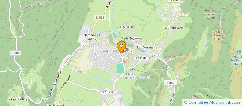 localisation de l'entreprise LES 3A DES ROITELETS  LANS-EN-VERCORS