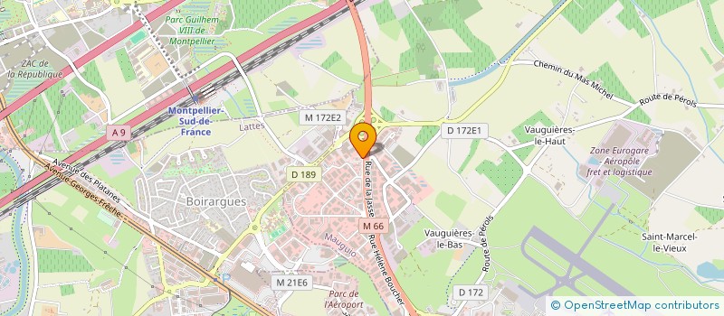 localisation de l'entreprise LES 3B  MAUGUIO