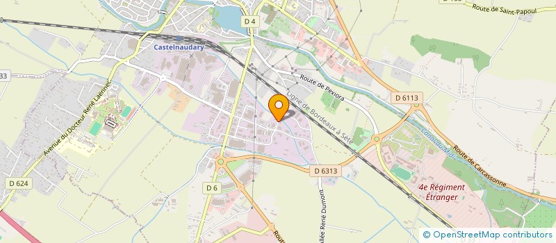 localisation de l'entreprise LES 3B  CASTELNAUDARY