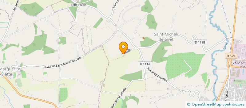 localisation de l'entreprise LES 3B EN 205  LIVAROT-PAYS-D'AUGE