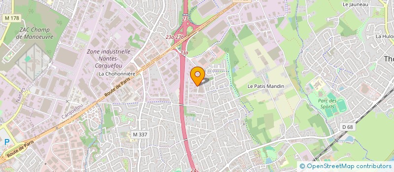 localisation de l'entreprise LES 3BGF  SAINTE-LUCE-SUR-LOIRE