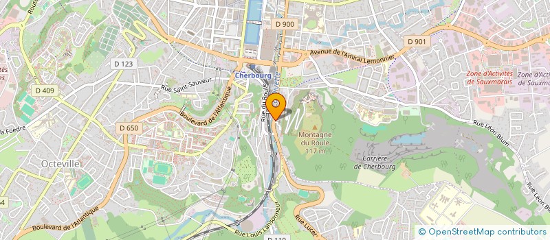 localisation de l'entreprise LES 3C  CHERBOURG-EN-COTENTIN