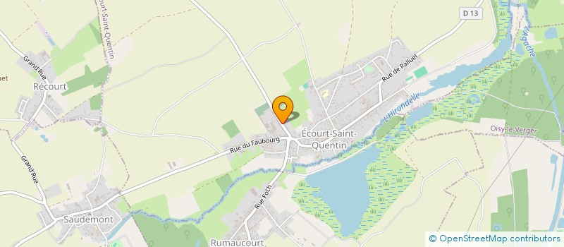 localisation de l'entreprise LES 3C  ECOURT-SAINT-QUENTIN