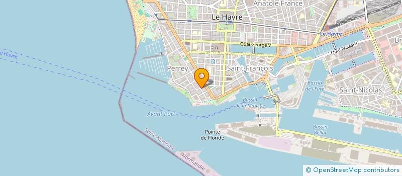 localisation de l'entreprise LES 3C DIST à LE HAVRE