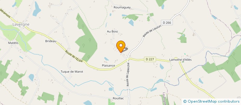 localisation de l'entreprise LES 3CTM  LAVERGNE