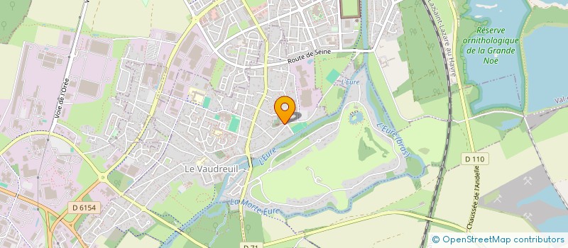 localisation de l'entreprise LES 3D  LE VAUDREUIL