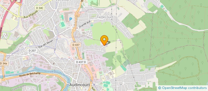 localisation de l'entreprise LES 3D  AUDINCOURT