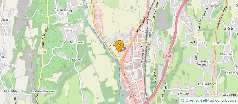 localisation de l'entreprise LES 3D  VOGLANS