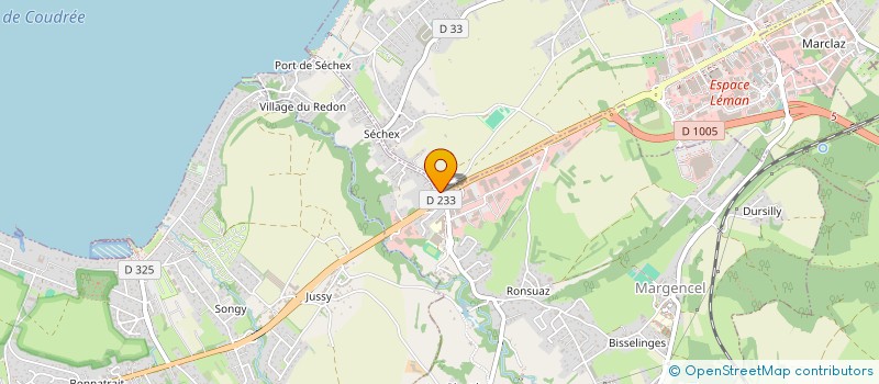 localisation de l'entreprise LES 3D à THONON-LES-BAINS