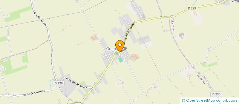 localisation de l'entreprise LES 3D  GUEMPS