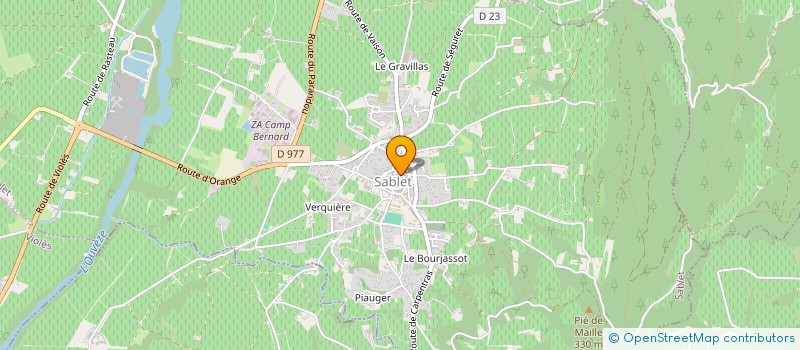 localisation de l'entreprise LES 3G  SABLET