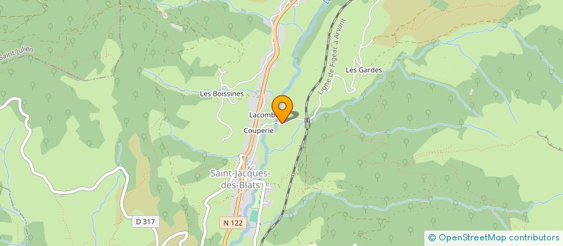 localisation de l'entreprise LES 3GL à SAINT-JACQUES-DES-BLATS