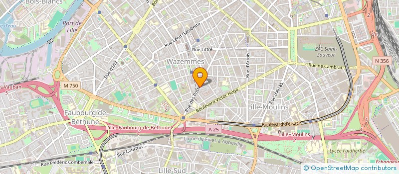 localisation de l'entreprise LES 3K à LILLE