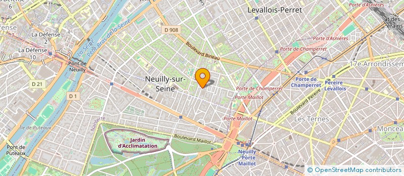 localisation de l'entreprise LES 3L à NEUILLY-SUR-SEINE