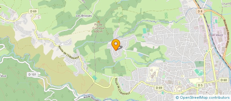 localisation de l'entreprise LES 3L DU FOREZ  MONTBRISON