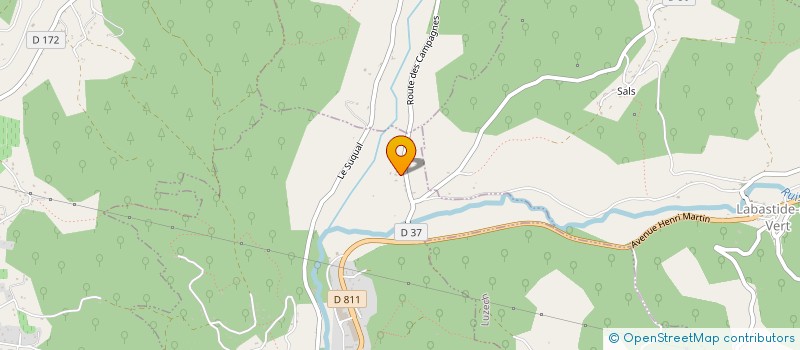 localisation de l'entreprise LES 3M  CASTELFRANC