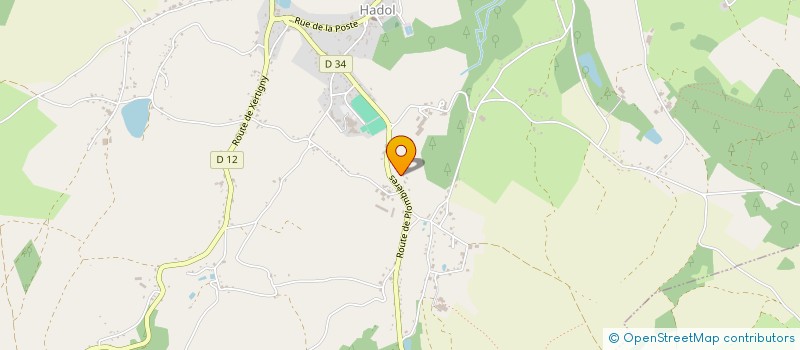 localisation de l'entreprise LES 3M  HADOL