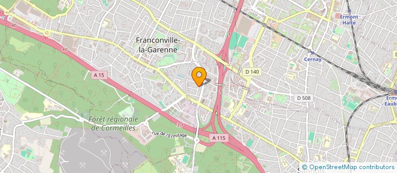 localisation de l'entreprise LES 3M à SANNOIS
