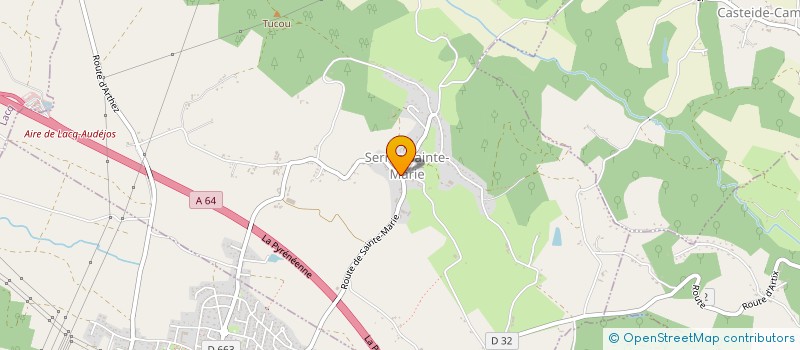 localisation de l'entreprise LES 3M  SERRES-SAINTE-MARIE