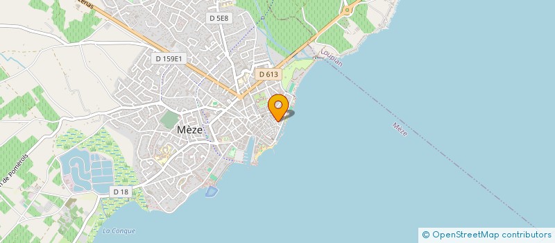 localisation de l'entreprise LES 3M IMMOBILIER à MEZE