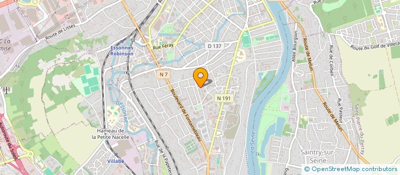 localisation de l'entreprise LES 3N à CORBEIL-ESSONNES