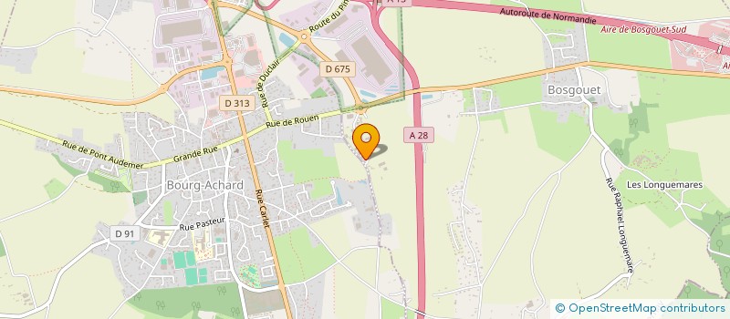 localisation de l'entreprise LES 3POUSSE L'ATELIER  BOURG-ACHARD