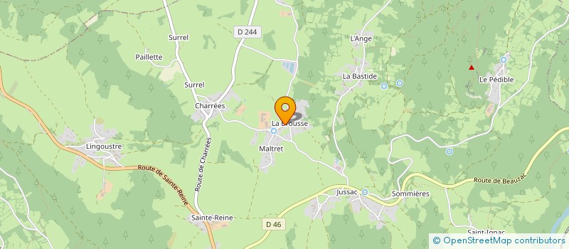 localisation de l'entreprise LES 3S  RETOURNAC