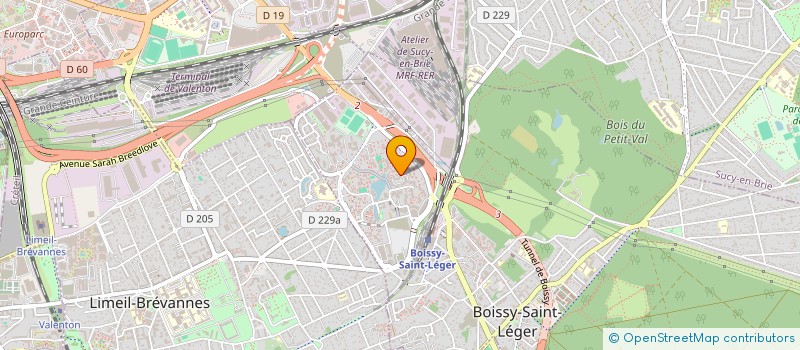 localisation de l'entreprise LES 3T à BOISSY-SAINT-LEGER