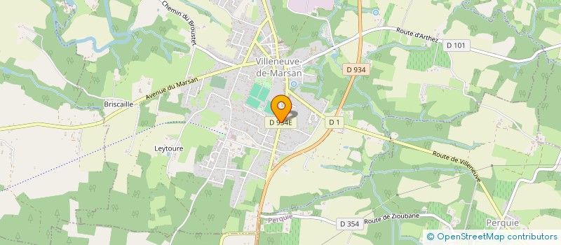localisation de l'entreprise LES 3T à VILLENEUVE-DE-MARSAN