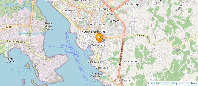 localisation de l'entreprise LES 3Y à POINTE-A-PITRE
