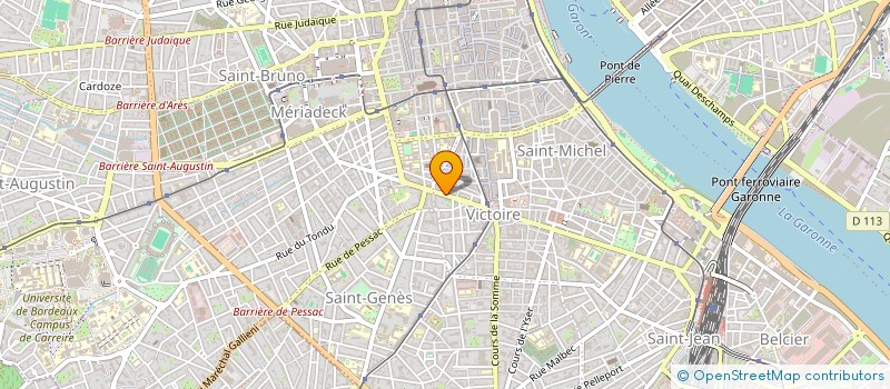 localisation de l'entreprise LES 4 A  BORDEAUX