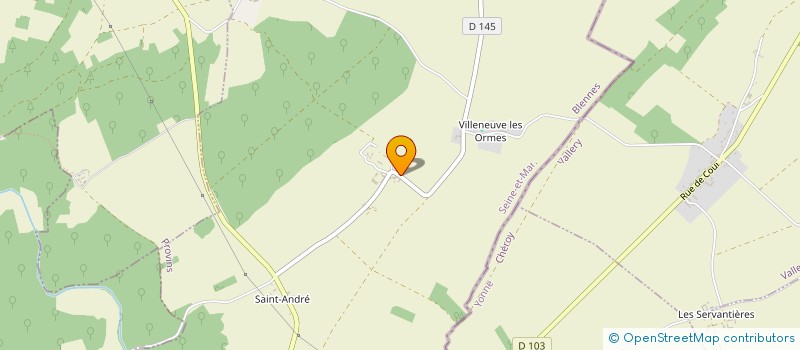 localisation de l'entreprise LES 4 A  BLENNES