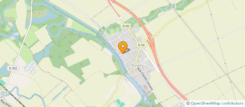 localisation de l'entreprise LES 4 A  POGNY