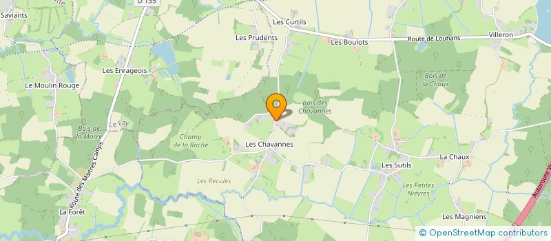 localisation de l'entreprise LES 4 A  SAVIGNY-EN-REVERMONT