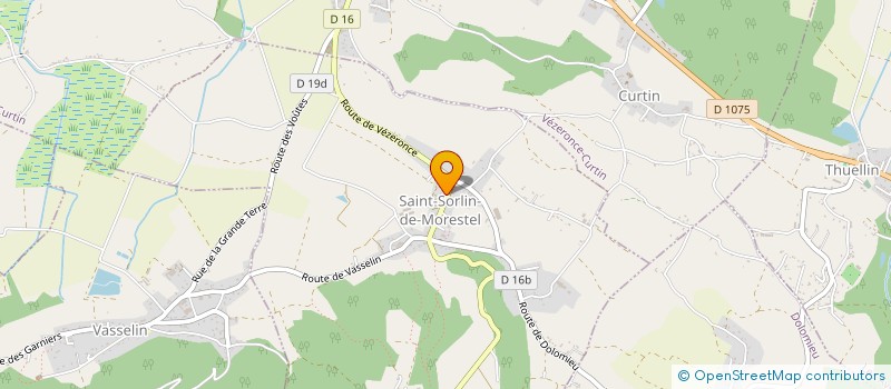 localisation de l'entreprise LES 4'AIDES DES DESERTS à SAINT-SORLIN-DE-MORESTEL