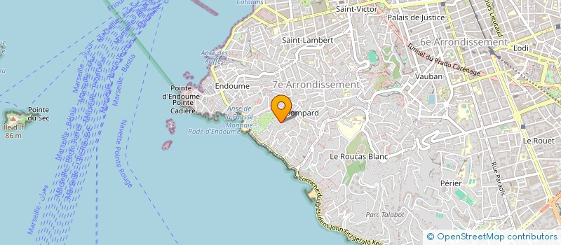 localisation de l'entreprise LES 4 AILES DE L HYDRO à MARSEILLE