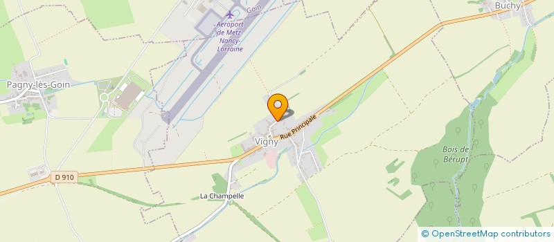 localisation de l'entreprise LES 4 AMIS  VERNY